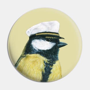 Great tit Pin