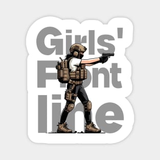 Girls' Frontline Tactical Chic Tee: Where Strength Meets Style Magnet