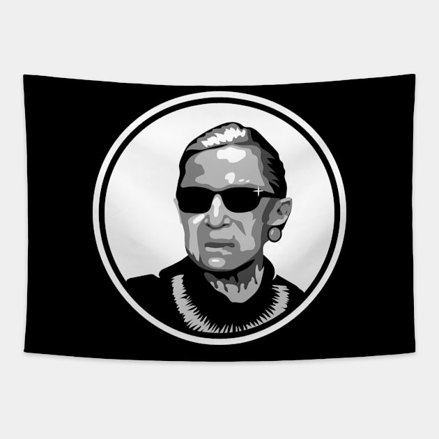 Ruth Bader Ginsberg Tapestry by FeministShirts