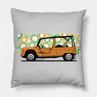 Classic french beach car Pillow