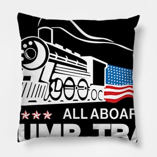Trump Train Funny Trump Shirt Pillow