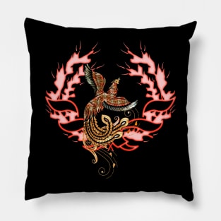 Wonderful elegant fantasy bird Pillow