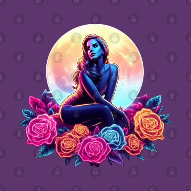 Lana Del Rey - Roses by Tiger Mountain Design Co.