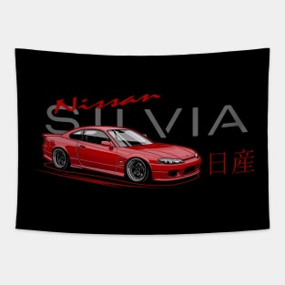 Nissasn Silvia S15, JDM Car Tapestry