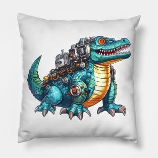 Robot Alligator Pillow