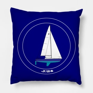 J/24 Sailboat Pillow