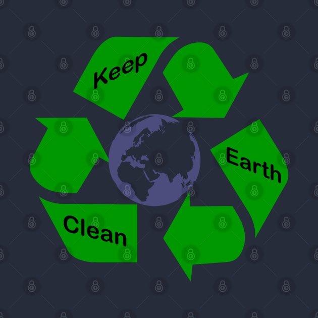 Keep Earth Clean - Recycle by PeppermintClover