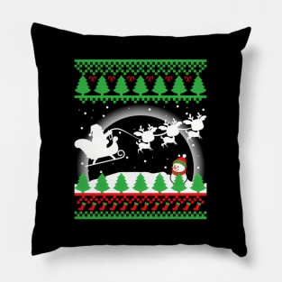 Santa Claus Santa Reindeer Pillow