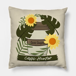 coffee hunter Pillow