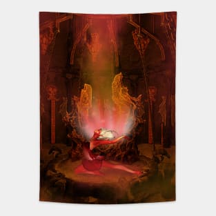 Dancing in the dark night Tapestry