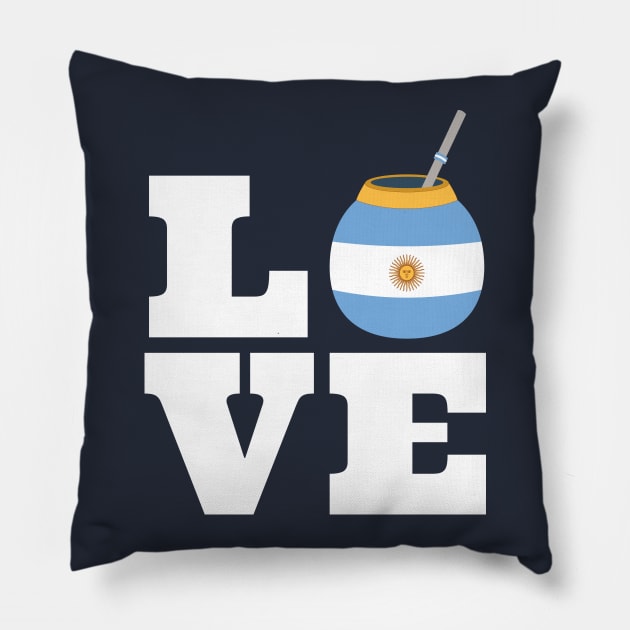 Love Yerba Mate Pillow by sqwear