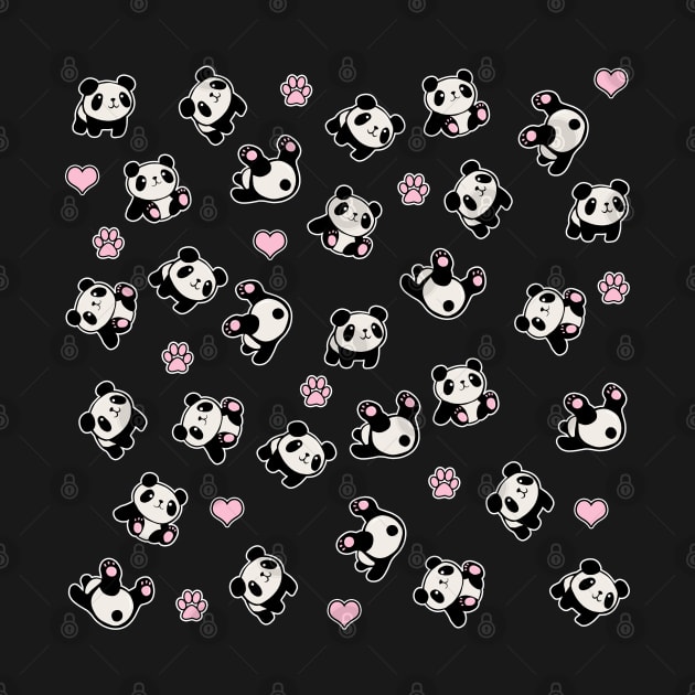 Panda Pattern by valentinahramov