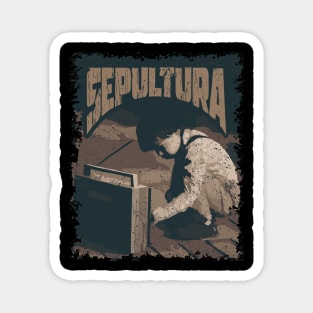 Sepultura Vintage Radio Magnet