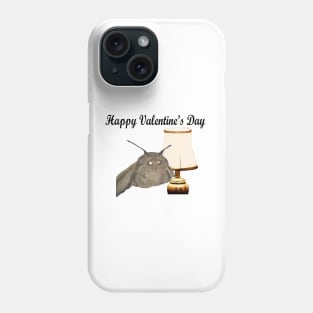 Valentine’s Day Moth and Lamp Phone Case