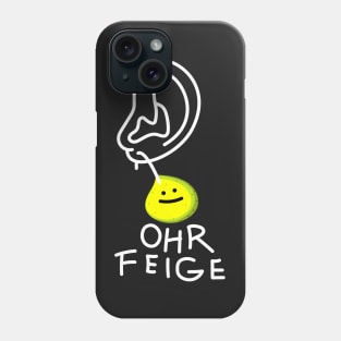 Funny fig as a slap in the face Phone Case
