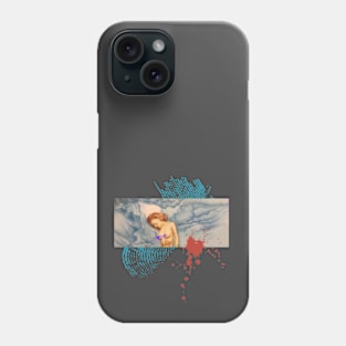 woman and red hairpin a  storm girl Phone Case