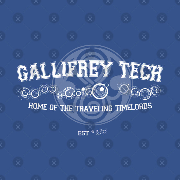 Disover Gallifrey Tech - College Wear 02 - Doctor Who - T-Shirt