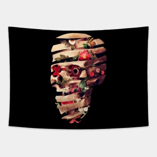 Peeled Skull Tapestry