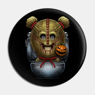 Horror toilet Monster #32 Pin