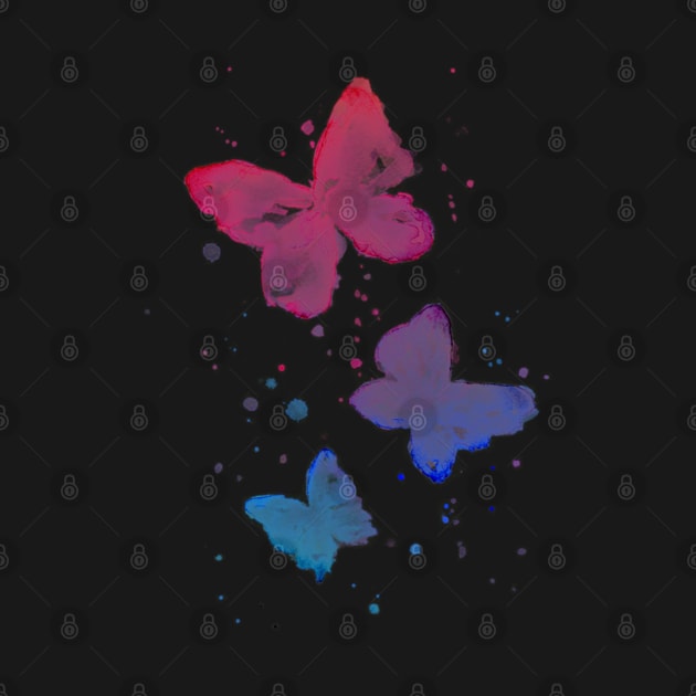 blue butterflies by hiima