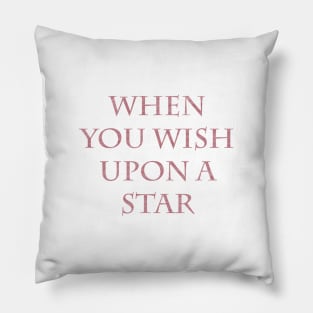 Wish Upon a Star Rose Gold Pillow