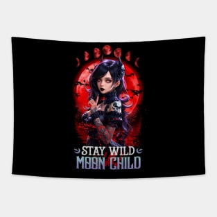 Stay Wild Moon Child Tapestry