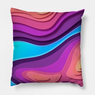 Abstract landscape Pillow