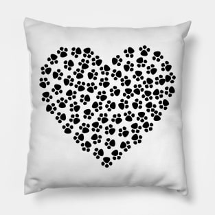 Paw Heart Pillow