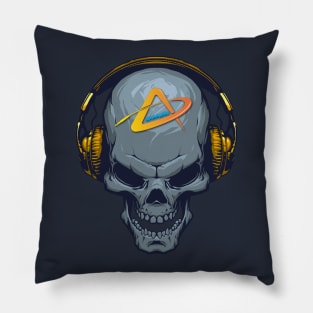 Audiobook Skull Pillow