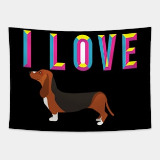 I love my Dachshund Tapestry