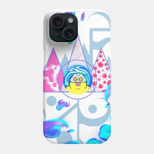 Dope fat boy cartoon illustration Phone Case