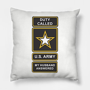 DutyCalledArmy Husband Pillow