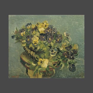 Basket of violets by van Gogh T-Shirt