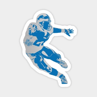 Barry Sanders Hologram Magnet