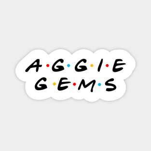 Custom Design for Aggie Gems 2 Magnet