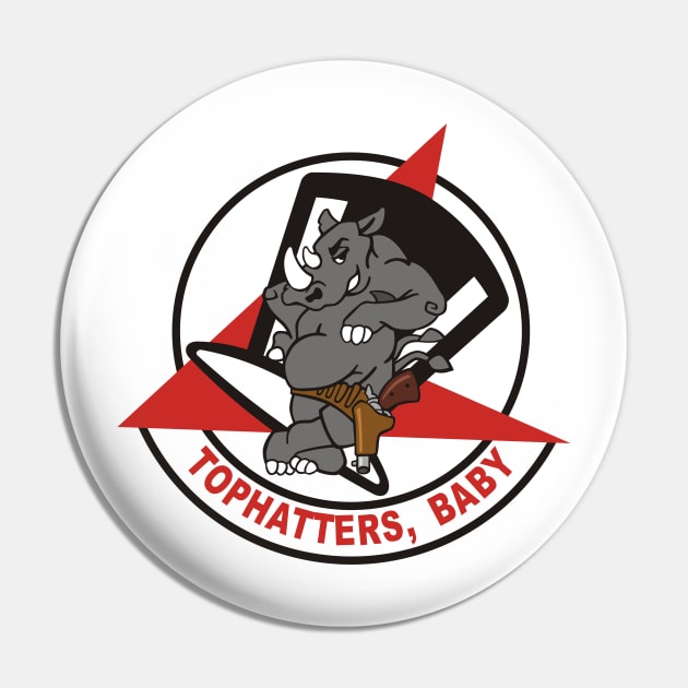 F/A18 Rhino - VFA14 Tophatters Pin by MBK