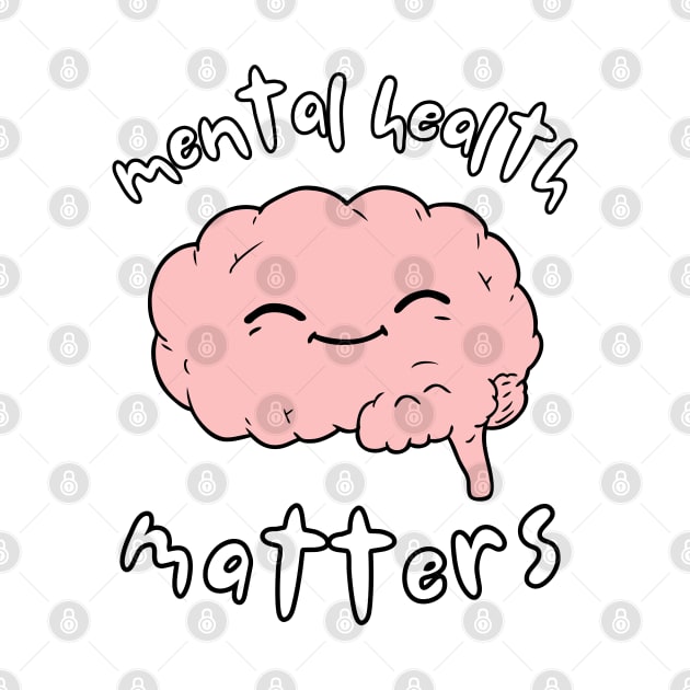 Mental Health Matters Awareness Brain v2 by JustSomeThings