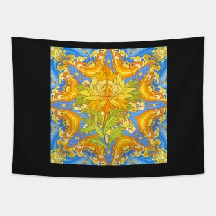 zenith | tibetan flower Tapestry