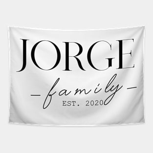 Jorge Family EST. 2020, Surname, Jorge Tapestry