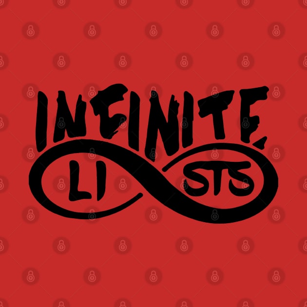 infinite lists Merch by NewMerch