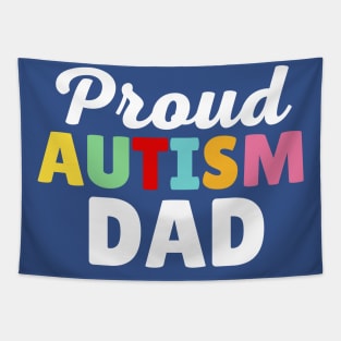 Proud Autism Dad Tapestry