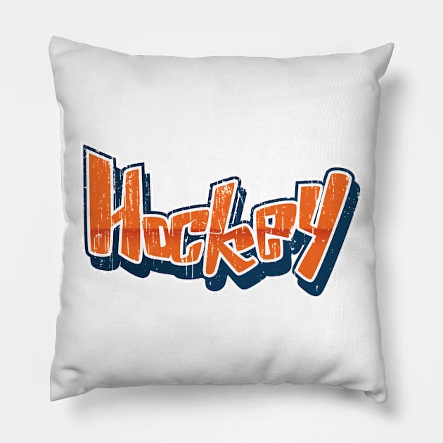 Hockey! Pillow by bluerockproducts