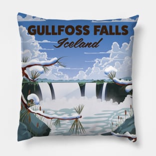 Gullfoss Falls Iceland Pillow