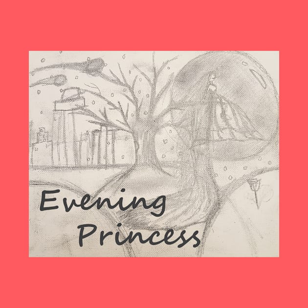 EVENING PRINCESS ART DESIGN SPECIAL SKETCH ART by STARNET