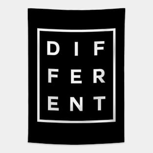 Different Boxed (White) Tapestry