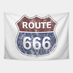 Get Your Kicks On Route 666 Tapestry