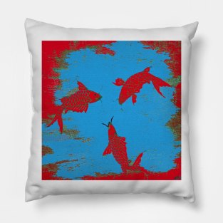 Koi Fish Joy Fish #2 Pillow