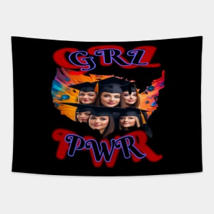 GRL PWR TEE SHIRT DESIGN GRADUATES Tapestry