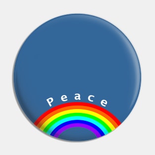 Peace and Rainbows Pin