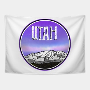 Utah Mountains Tapestry